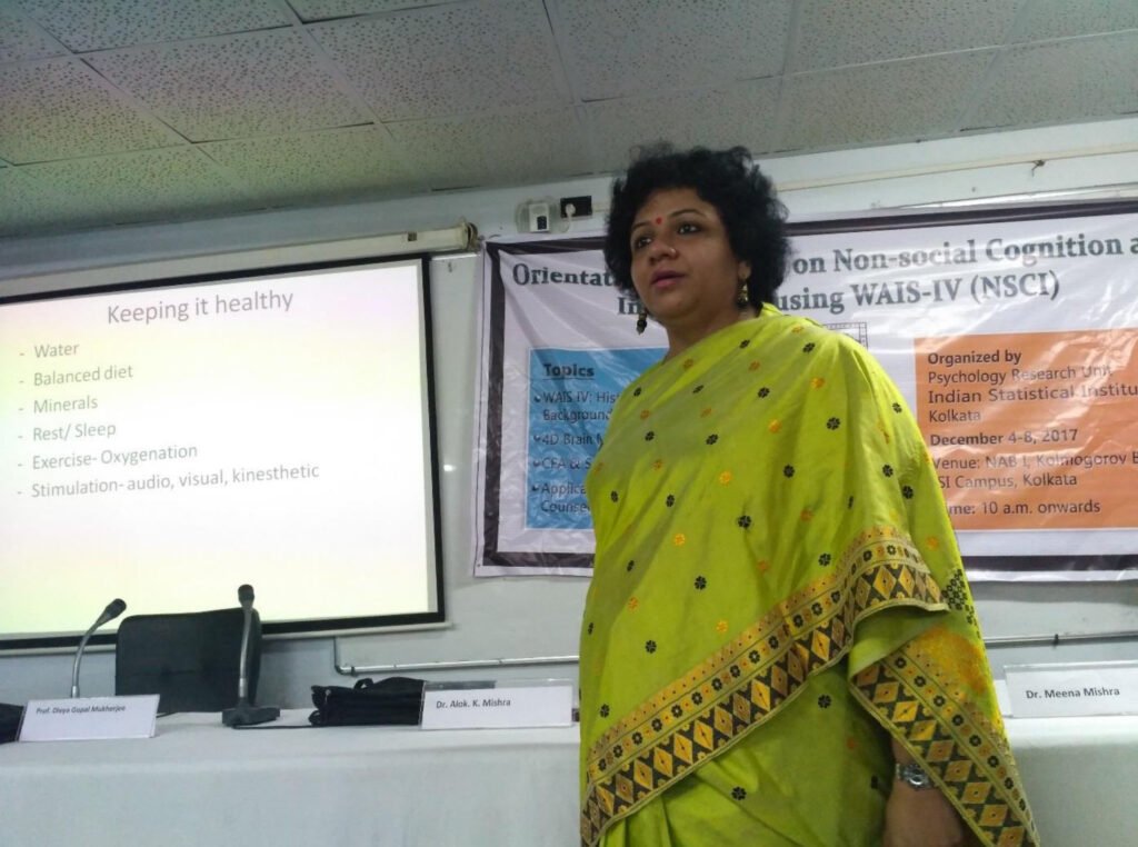 Orientation Workshop Classes with Dr. Meena Mishra - Chairperson