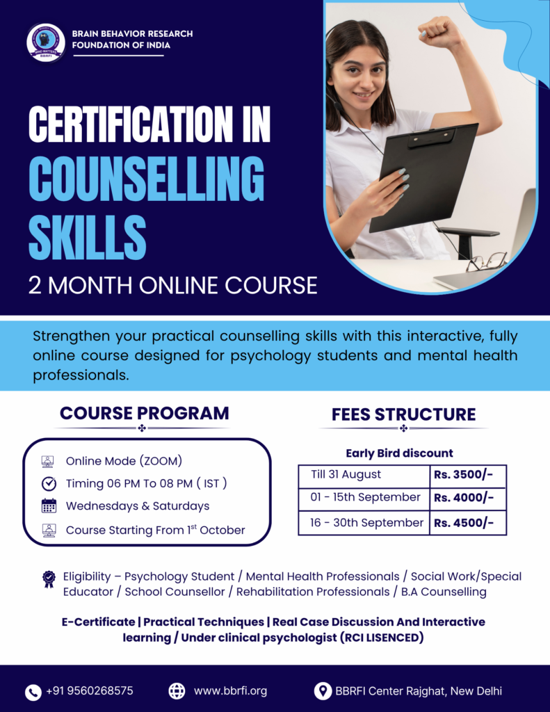 Certification in Counselling Skills